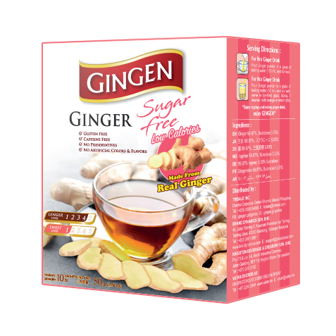 GINGEN Ginger Tea Instant Powder Sugar Free