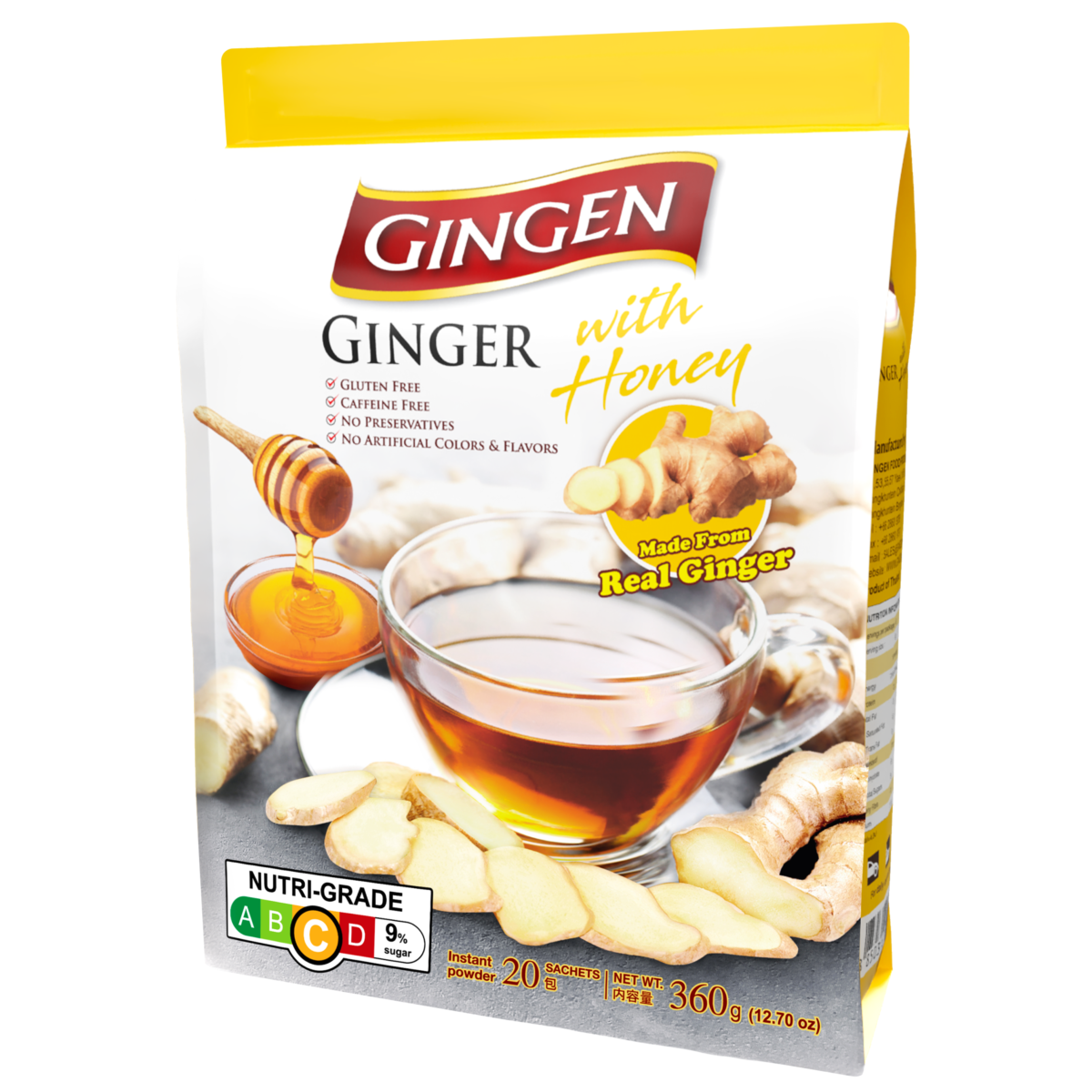 GINGEN Ginger Tea Instant Powder With Honey