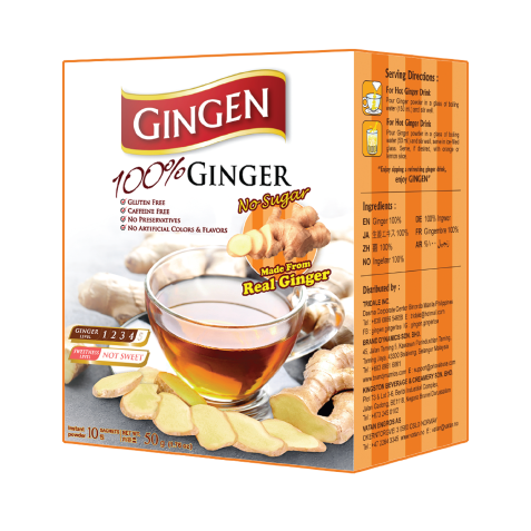 Ginger instant tea