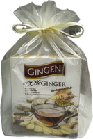 Holiday Gift Bag - 100% Pure Ginger, 10 sachets (5 g x 10 sachets), Net wt 50 g.
