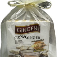 Holiday Gift Bag - 100% Pure Ginger, 10 sachets (5 g x 10 sachets), Net wt 50 g.